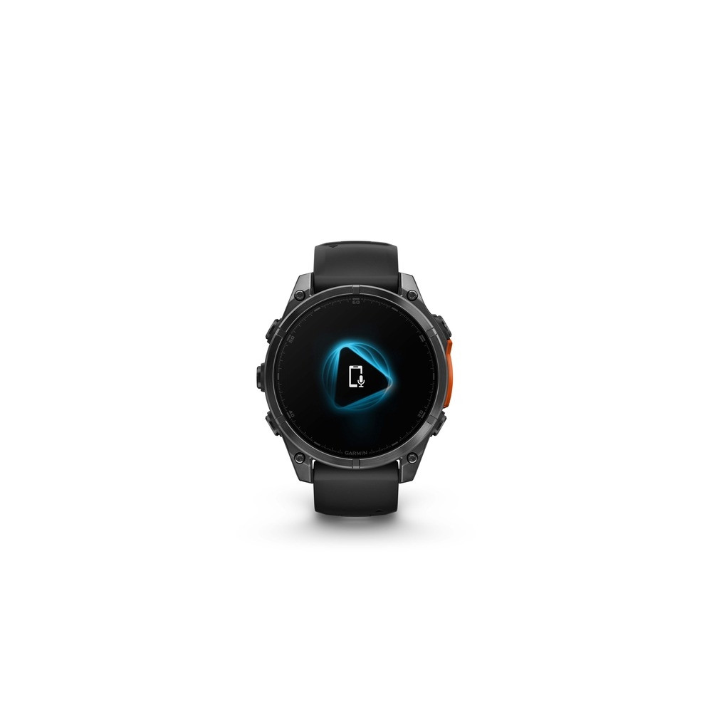 Produktbild för Garmin Fenix 8 - skiffergrå - sportklocka med band - svart - 32 GB