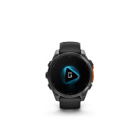 Produktbild för Garmin Fenix 8 - skiffergrå - sportklocka med band - svart - 32 GB