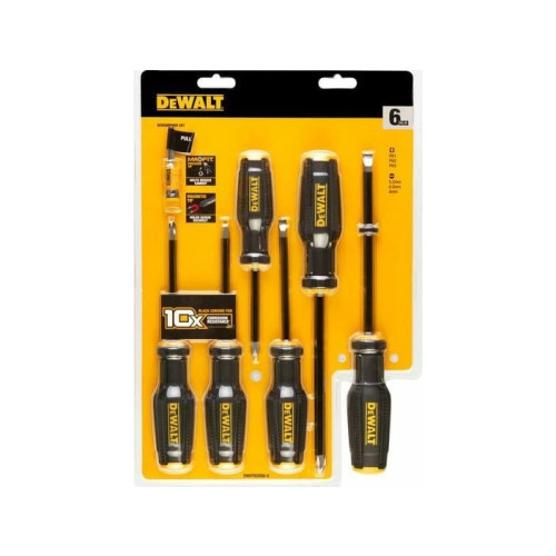 DeWalt DeWalt set med 6 st skruvmejslar FULLFIT med magnetiserare [...