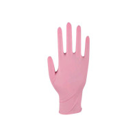 Produktbild för Abena - handskar - extra small - nitrilgummi - rosa (paket om 100)