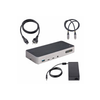 Produktbild för StarTech.com USB-C Triple Monitor Docking Station - HDMI/DP Triple 4k USB-C Dock - 5x USB Hub - GbE - 100W PD - Universal Multi Monitor Docking Station - Thunderbolt 3/4 Compatible (116E-USBC-DOCK) - dockningsstation - USB-C - 1GbE