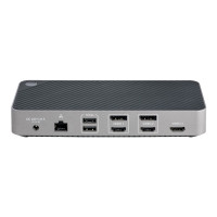 Produktbild för StarTech.com USB-C Triple Monitor Docking Station - HDMI/DP Triple 4k USB-C Dock - 5x USB Hub - GbE - 100W PD - Universal Multi Monitor Docking Station - Thunderbolt 3/4 Compatible (116E-USBC-DOCK) - dockningsstation - USB-C - 1GbE