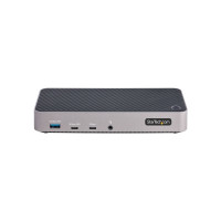 Produktbild för StarTech.com USB-C Triple Monitor Docking Station - HDMI/DP Triple 4k USB-C Dock - 5x USB Hub - GbE - 100W PD - Universal Multi Monitor Docking Station - Thunderbolt 3/4 Compatible (116E-USBC-DOCK) - dockningsstation - USB-C - 1GbE