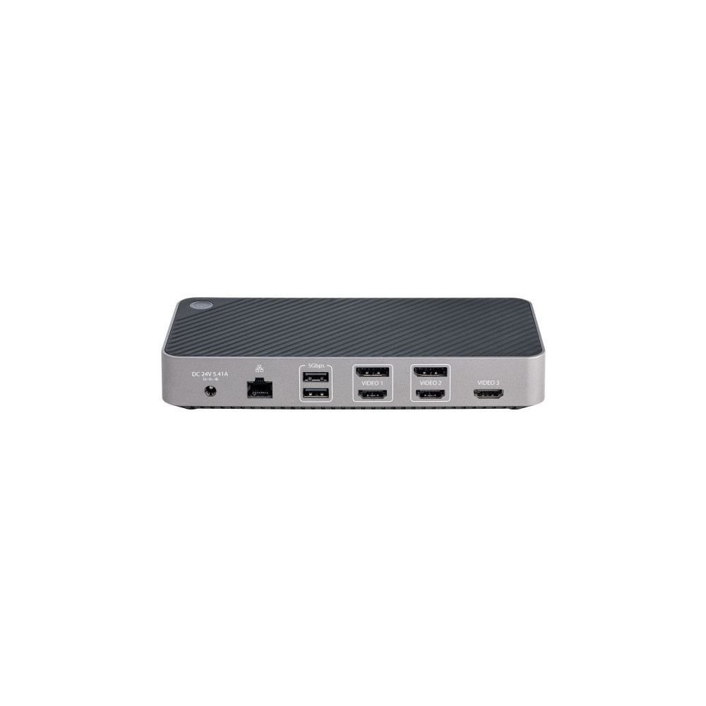 Produktbild för StarTech.com USB-C Triple Monitor Docking Station - HDMI/DP Triple 4k USB-C Dock - 5x USB Hub - GbE - 100W PD - Universal Multi Monitor Docking Station - Thunderbolt 3/4 Compatible (116E-USBC-DOCK) - dockningsstation - USB-C - 1GbE