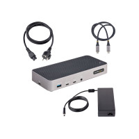 Produktbild för StarTech.com USB-C Triple Monitor Docking Station - HDMI/DP Triple 4k USB-C Dock - 5x USB Hub - GbE - 100W PD - Universal Multi Monitor Docking Station - Thunderbolt 3/4 Compatible (116E-USBC-DOCK) - dockningsstation - USB-C - 1GbE