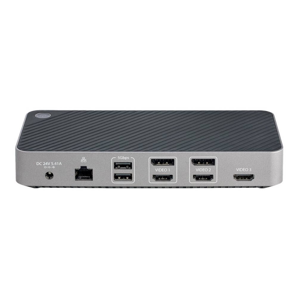 Produktbild för StarTech.com USB-C Triple Monitor Docking Station - HDMI/DP Triple 4k USB-C Dock - 5x USB Hub - GbE - 100W PD - Universal Multi Monitor Docking Station - Thunderbolt 3/4 Compatible (116E-USBC-DOCK) - dockningsstation - USB-C - 1GbE