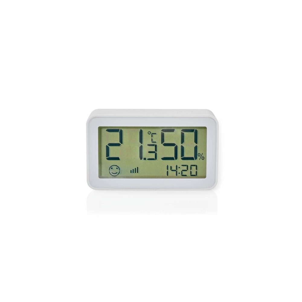 Produktbild för Nedis SmartLife - temperatur- och fuktighetssensor - ZigBee 3.0 - vit