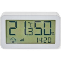 Produktbild för Nedis SmartLife - temperatur- och fuktighetssensor - ZigBee 3.0 - vit
