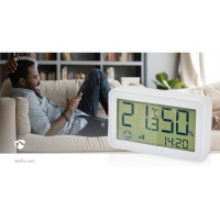 Produktbild för Nedis SmartLife - temperatur- och fuktighetssensor - ZigBee 3.0 - vit