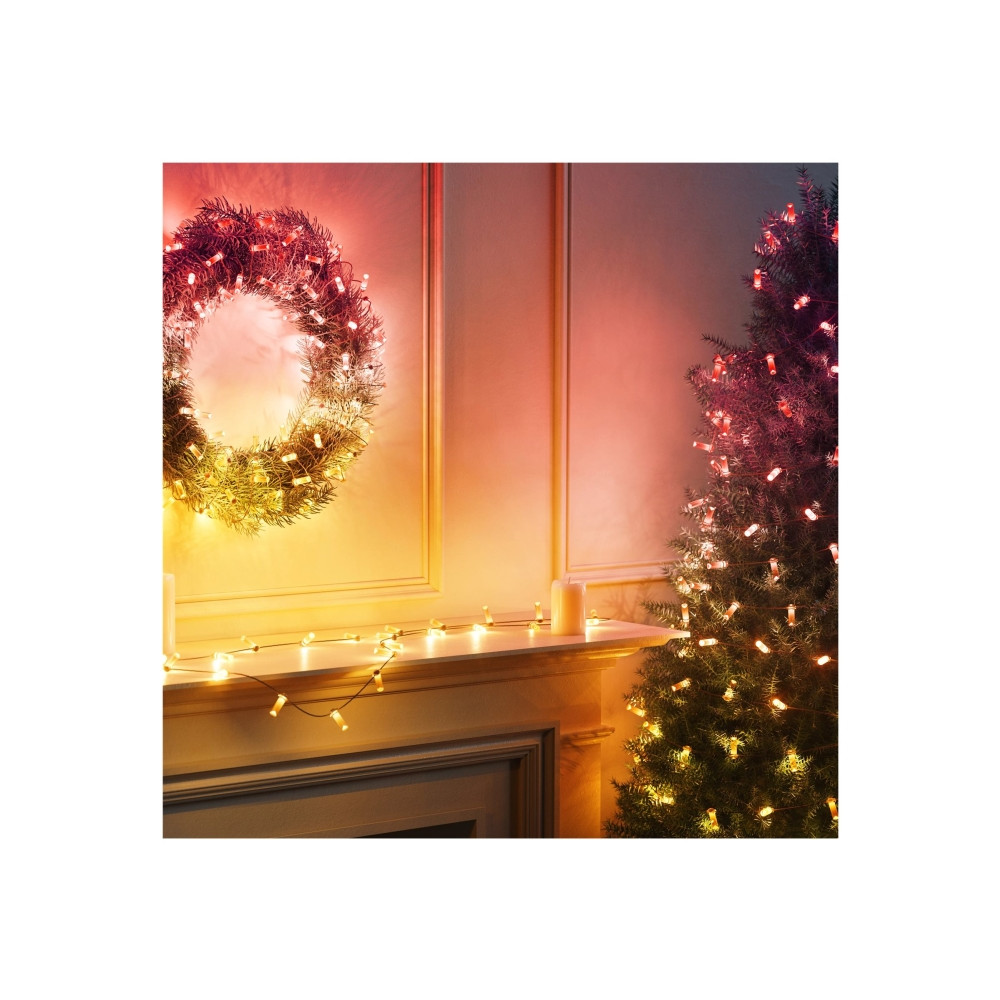 Produktbild för Twinkly Candies - stränglampor - LED x 200 - 16 miljoner färger - hjärtan - grön