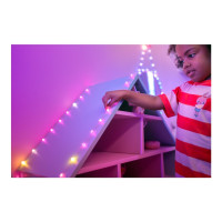 Produktbild för Twinkly Candies - stränglampor - LED x 200 - 16 miljoner färger - hjärtan - grön
