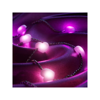 Produktbild för Twinkly Candies - stränglampor - LED x 200 - 16 miljoner färger - hjärtan - grön
