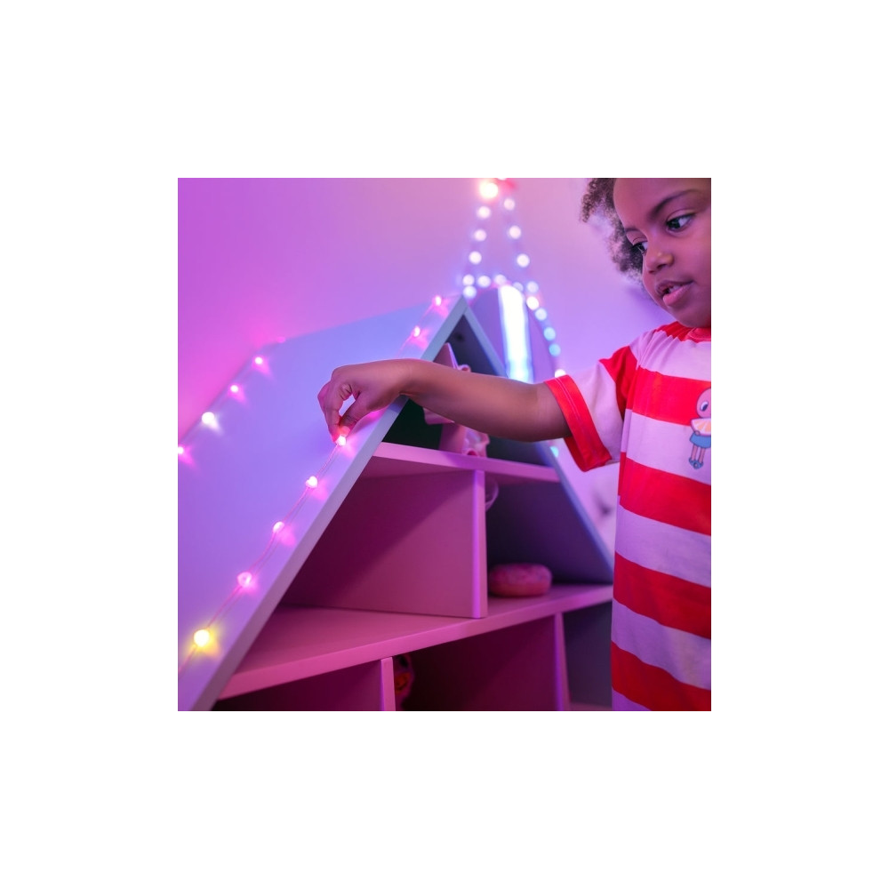 Produktbild för Twinkly Candies - stränglampor - LED x 200 - 16 miljoner färger - hjärtan - grön