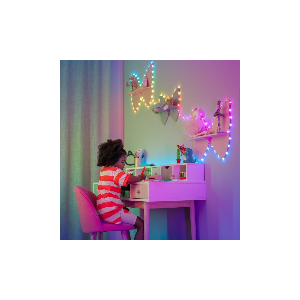 Produktbild för Twinkly Candies - stränglampor - LED x 200 - 16 miljoner färger - hjärtan - grön