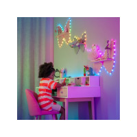 Produktbild för Twinkly Candies - stränglampor - LED x 200 - 16 miljoner färger - hjärtan - grön