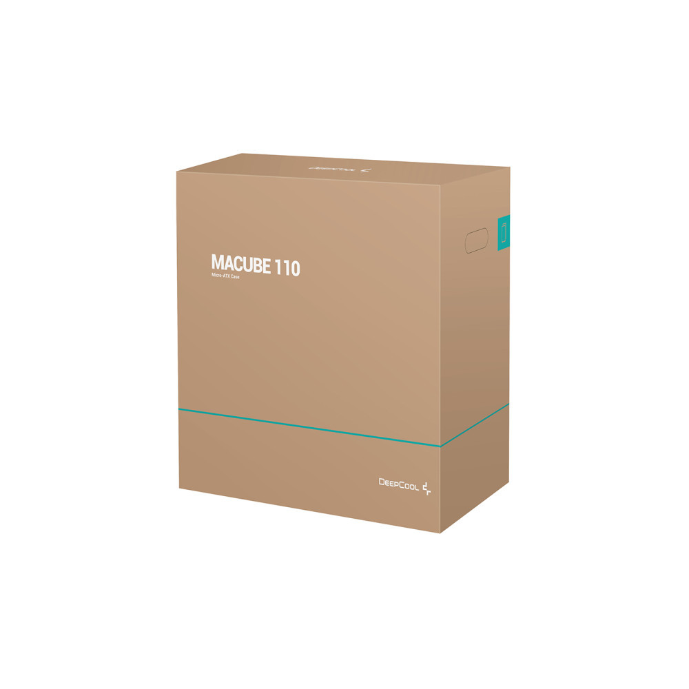 Produktbild för DeepCool MACUBE 110 Midi Tower Svart (Skadad)