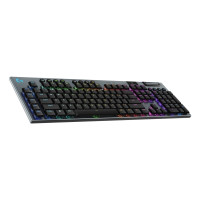 Produktbild för Logitech G G915 X - tangentbord - LIGHTSPEED - QWERTY - USA, internationellt - svart Inmatningsenhet