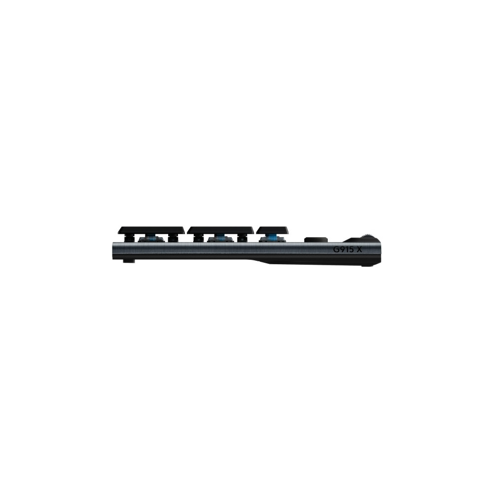Produktbild för Logitech G G915 X - tangentbord - LIGHTSPEED - QWERTY - USA, internationellt - svart Inmatningsenhet