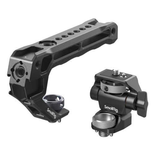 SMALLRIG SmallRig 5323, Övre handtag, Svart, Gjuten aluminium, Siliko...