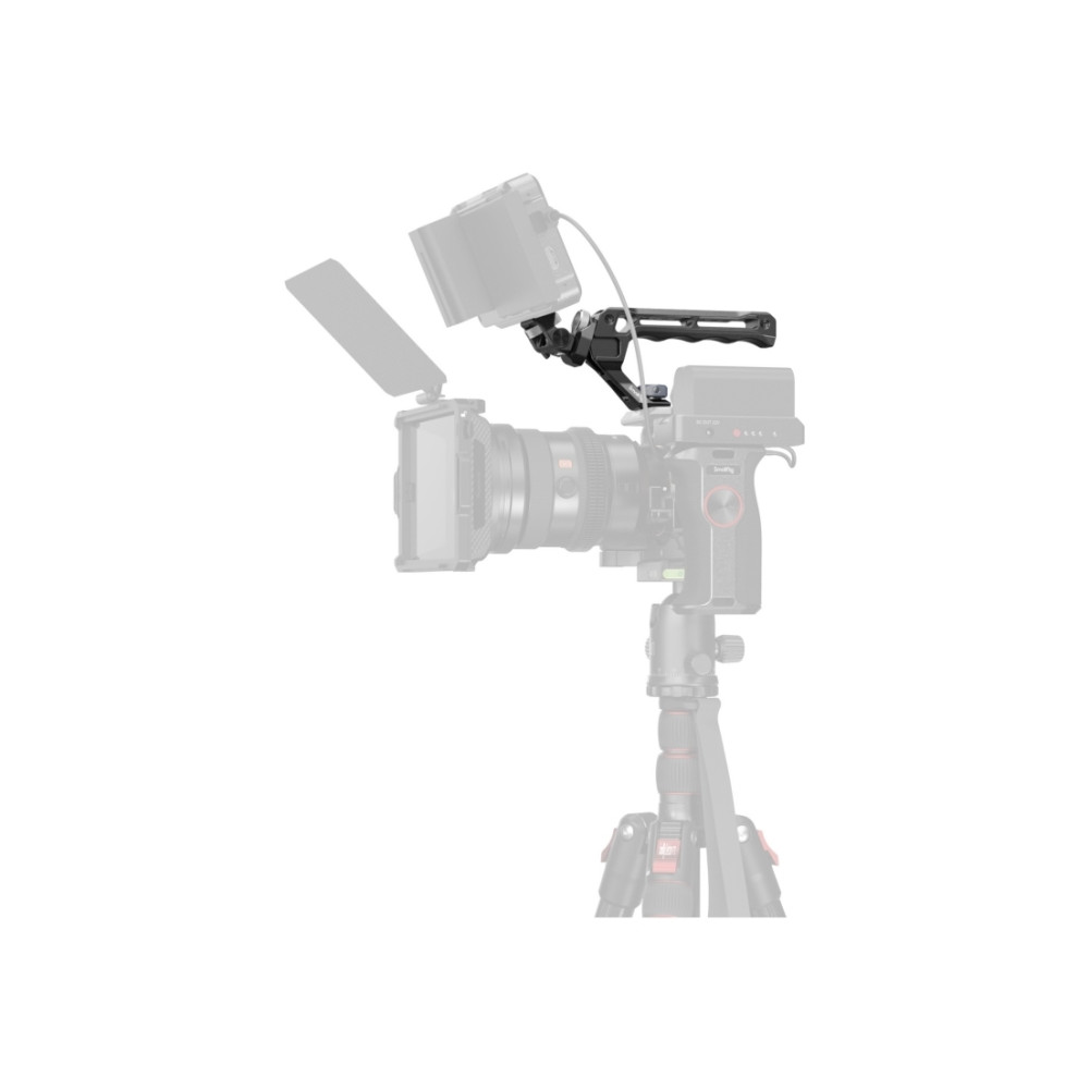 Produktbild för SmallRig 5323, Övre handtag, Svart, Gjuten aluminium, Siliko...