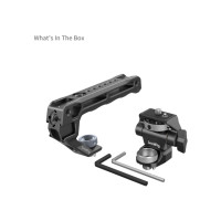 Produktbild för SmallRig 5323, Övre handtag, Svart, Gjuten aluminium, Siliko...
