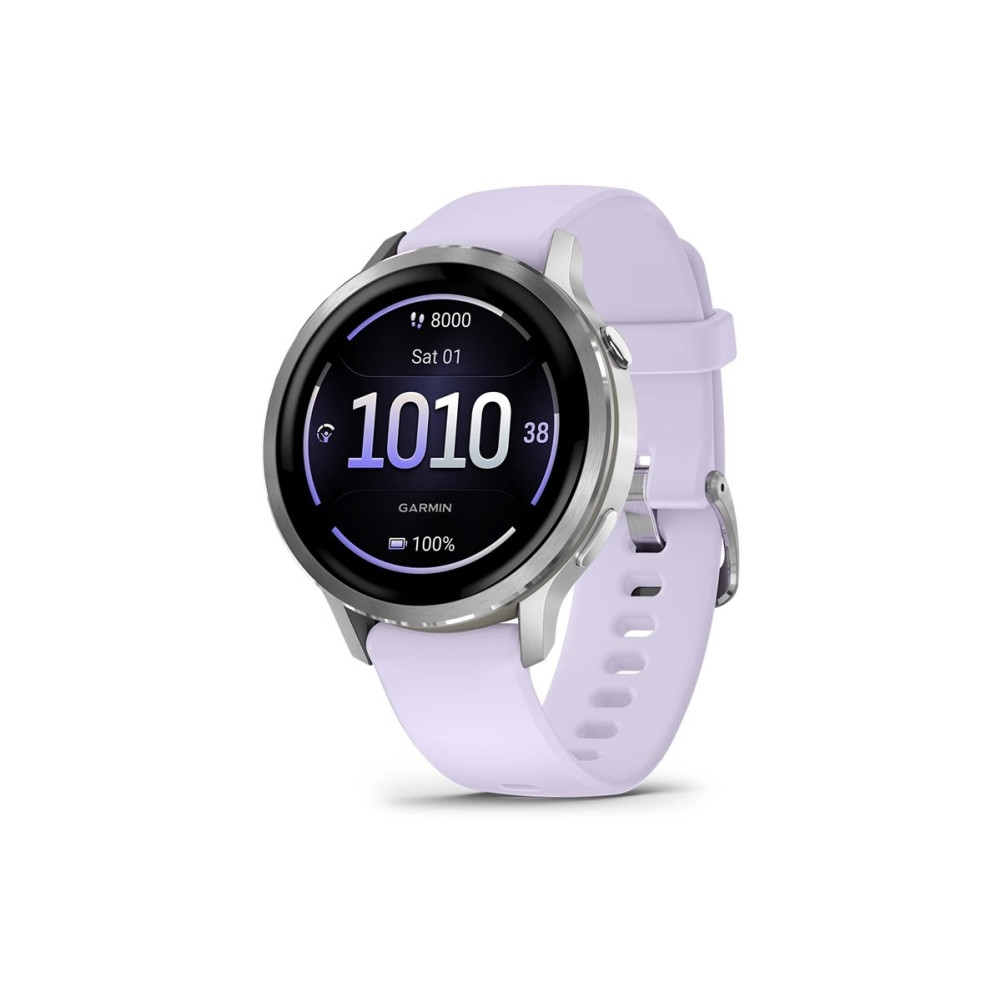 Produktbild för Garmin Venu 4 - silver - smart klocka med band - periwinkle - 8 GB
