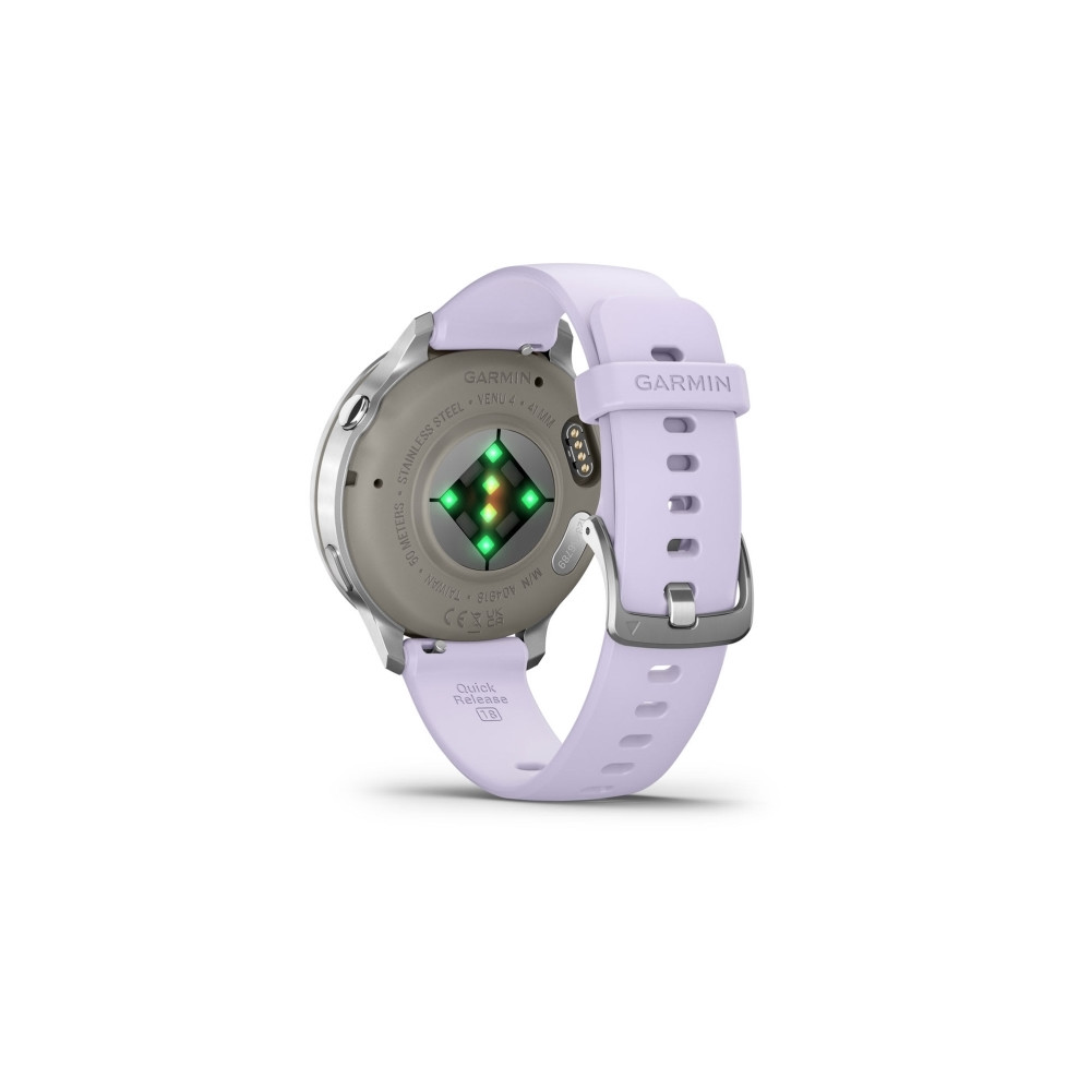 Produktbild för Garmin Venu 4 - silver - smart klocka med band - periwinkle - 8 GB