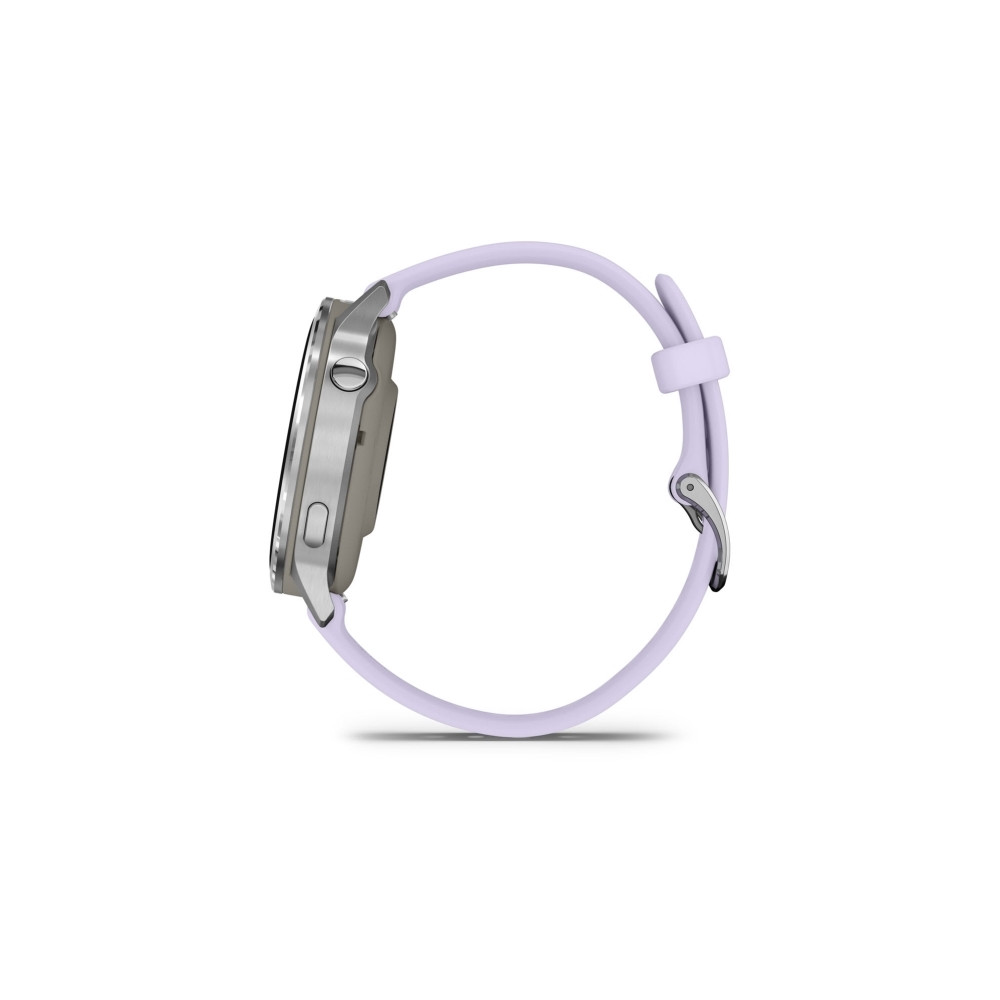 Produktbild för Garmin Venu 4 - silver - smart klocka med band - periwinkle - 8 GB