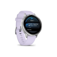 Produktbild för Garmin Venu 4 - silver - smart klocka med band - periwinkle - 8 GB