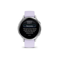 Produktbild för Garmin Venu 4 - silver - smart klocka med band - periwinkle - 8 GB