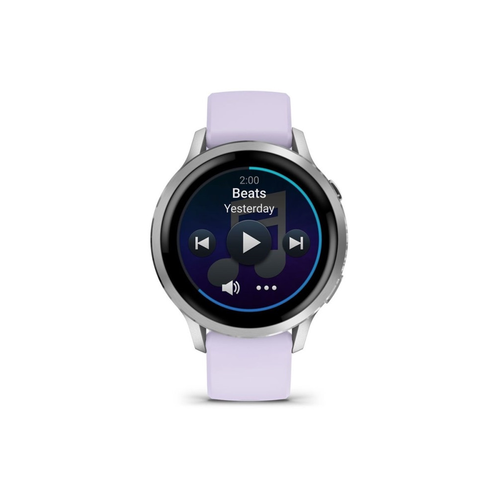 Produktbild för Garmin Venu 4 - silver - smart klocka med band - periwinkle - 8 GB