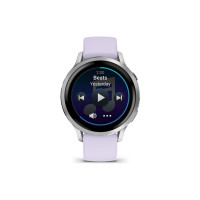 Produktbild för Garmin Venu 4 - silver - smart klocka med band - periwinkle - 8 GB