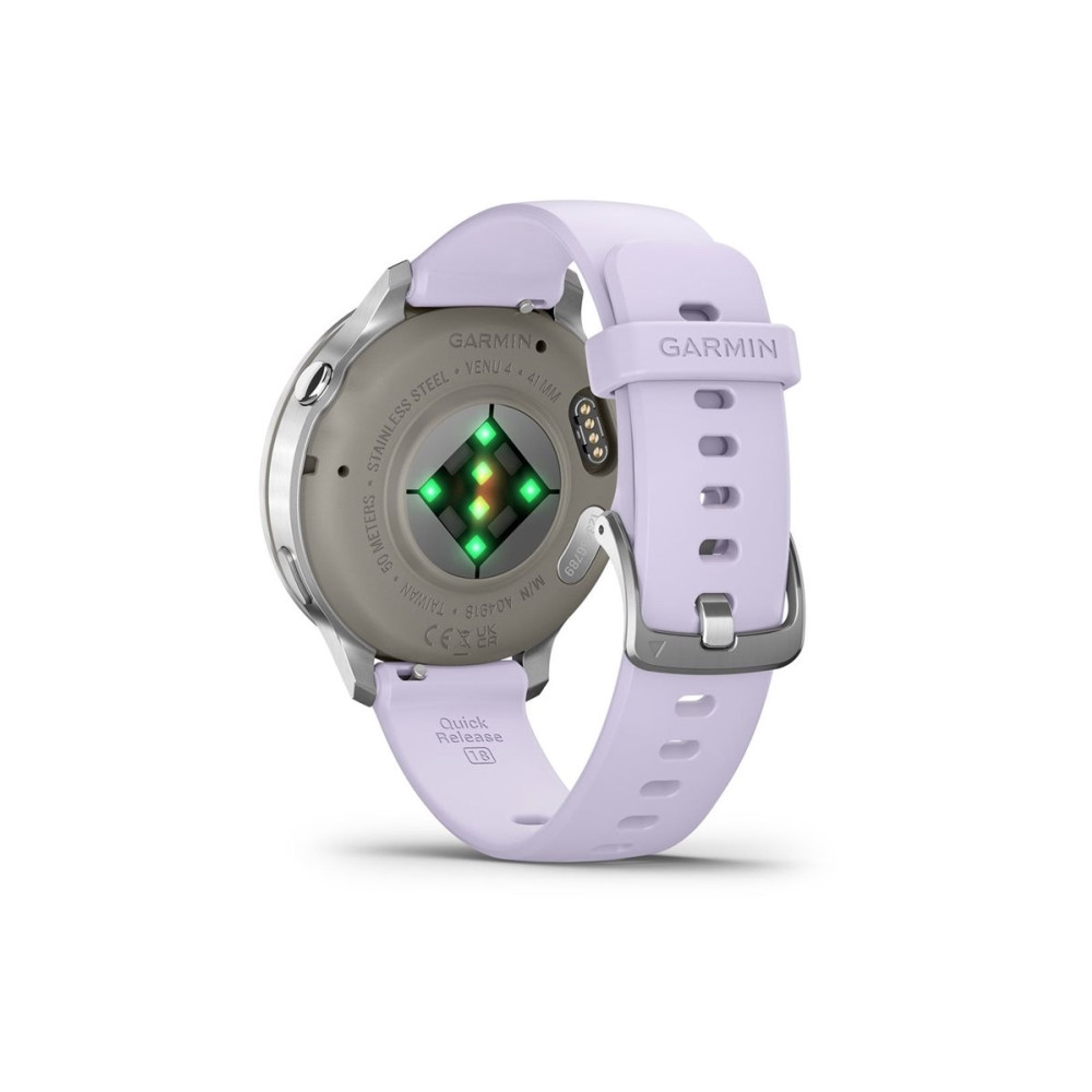 Produktbild för Garmin Venu 4 - silver - smart klocka med band - periwinkle - 8 GB