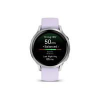 Produktbild för Garmin Venu 4 - silver - smart klocka med band - periwinkle - 8 GB