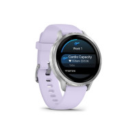 Produktbild för Garmin Venu 4 - silver - smart klocka med band - periwinkle - 8 GB