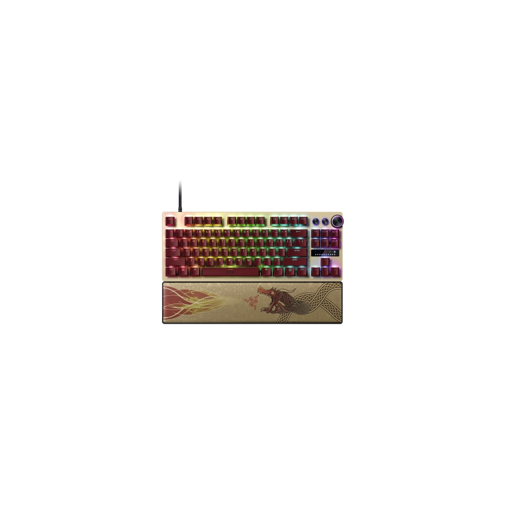 Produktbild för Razer Huntsman V3 Pro - Counter Strike 2 Edition - tangentbord TKL - QWERTY - amerikansk Inmatningsenhet