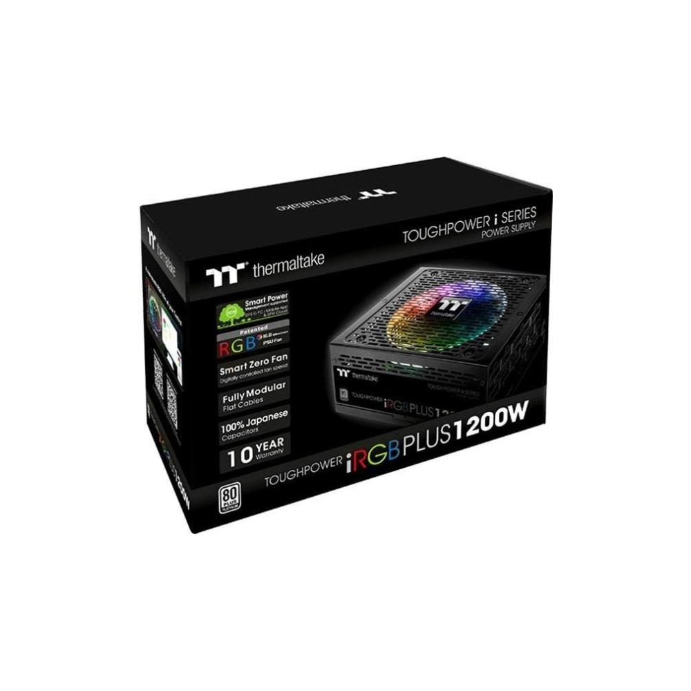 Produktbild för Thermaltake ToughPower iRGB PLUS TPI-1200DH3FCP - TT Premium Edition - nätaggregat - 1200 Watt