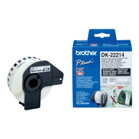Produktbild för Brother DK-22214 - termiskt papper - Rulle (1,2 cm x 30,5 m)