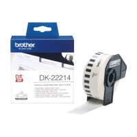 Produktbild för Brother DK-22214 - termiskt papper - Rulle (1,2 cm x 30,5 m)