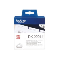 Produktbild för Brother DK-22214 - termiskt papper - Rulle (1,2 cm x 30,5 m)