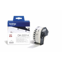 Produktbild för Brother DK-22214 - termiskt papper - Rulle (1,2 cm x 30,5 m)