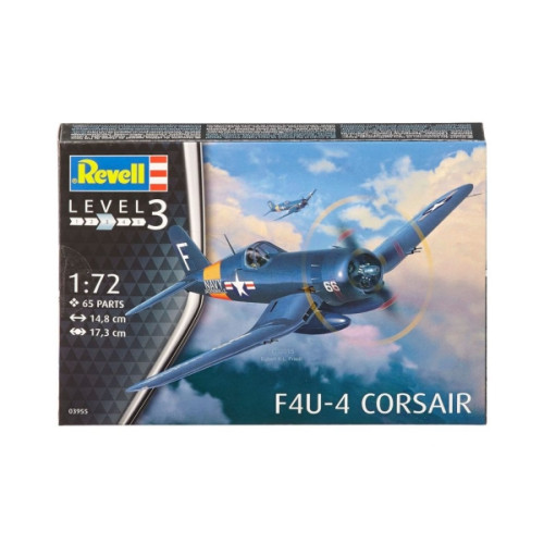 Revell Revell 03955 10 Leksaksmodellsats F4U-4 Corsair skala 1:72,...