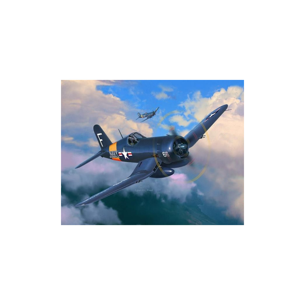 Produktbild för Revell 03955 10 Leksaksmodellsats F4U-4 Corsair skala 1:72,...