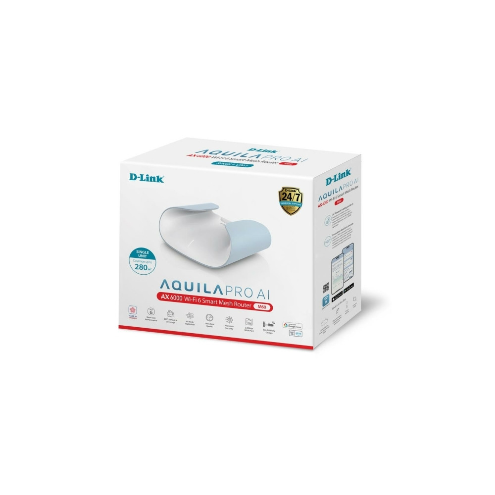Produktbild för D-Link AQUILA PRO AI M60 - Wifi-system - Wi-Fi 6 - väggmonterbar