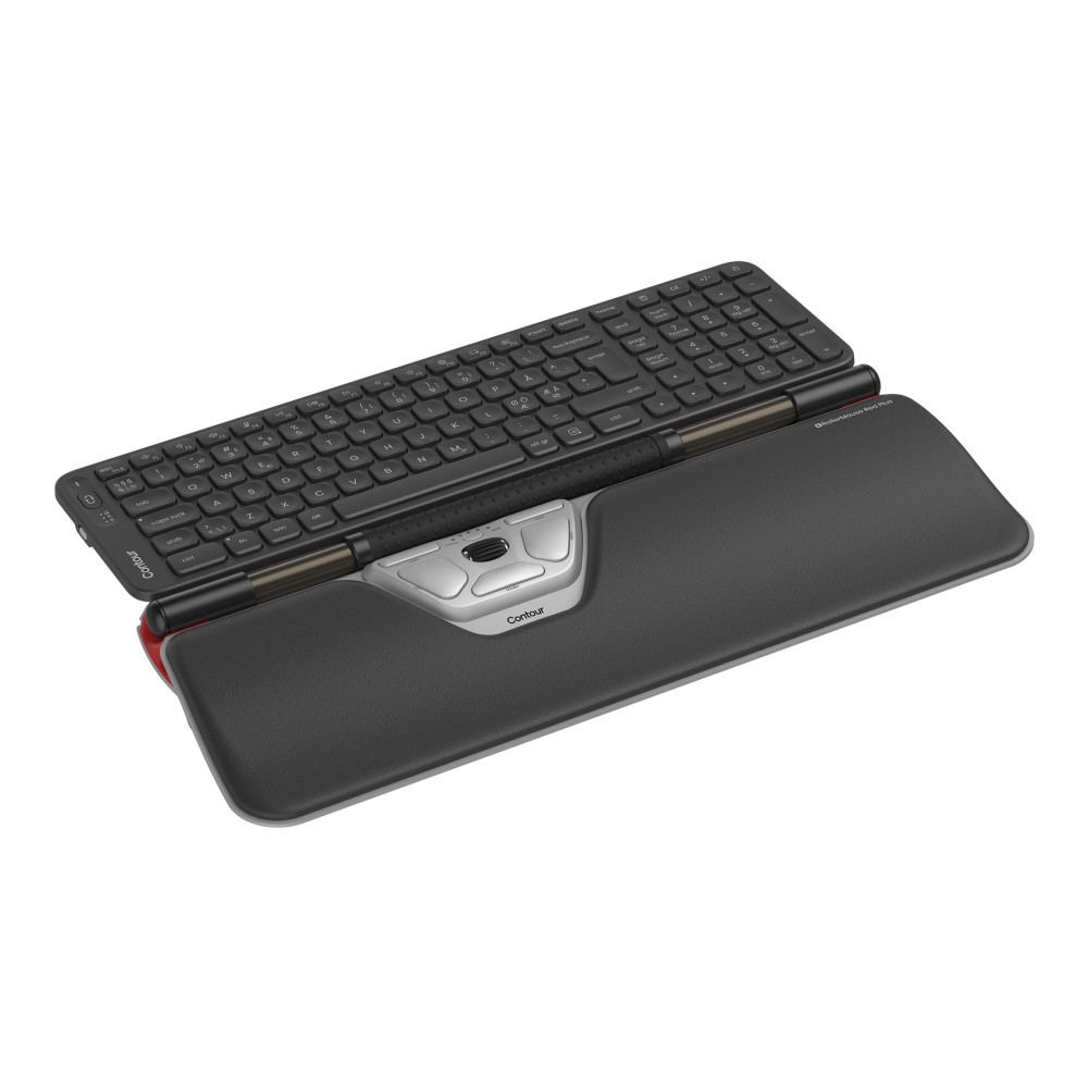 Produktbild för Contour RollerMouse - sats med tangentbord och mus - mellanstorlek - QWERTY - hela norden Inmatningsenhet