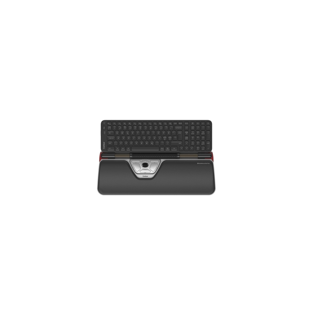 Produktbild för Contour RollerMouse - sats med tangentbord och mus - mellanstorlek - QWERTY - hela norden Inmatningsenhet