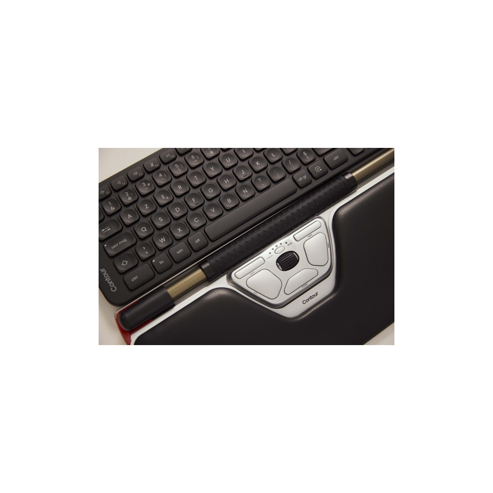 Produktbild för Contour RollerMouse - sats med tangentbord och mus - mellanstorlek - QWERTY - hela norden Inmatningsenhet