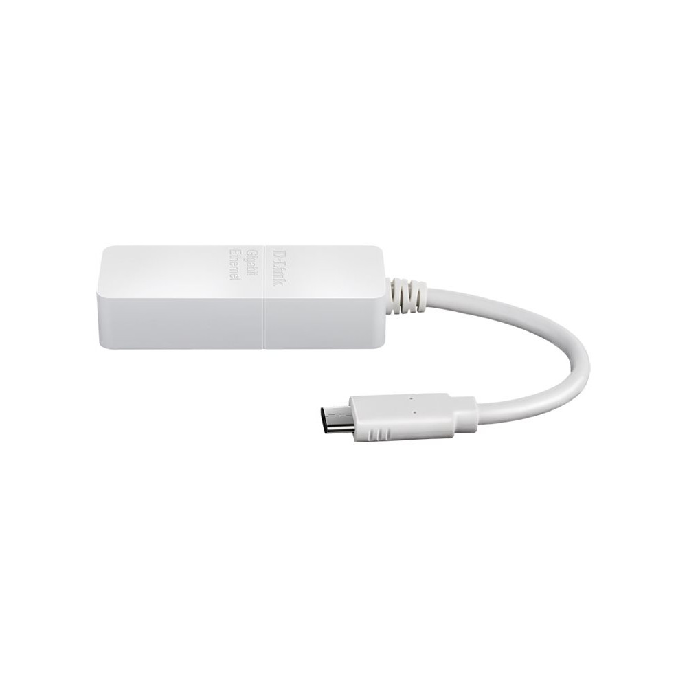 Produktbild för D-Link DUB-E130 - nätverksadapter - USB-C - Gigabit Ethernet x 1