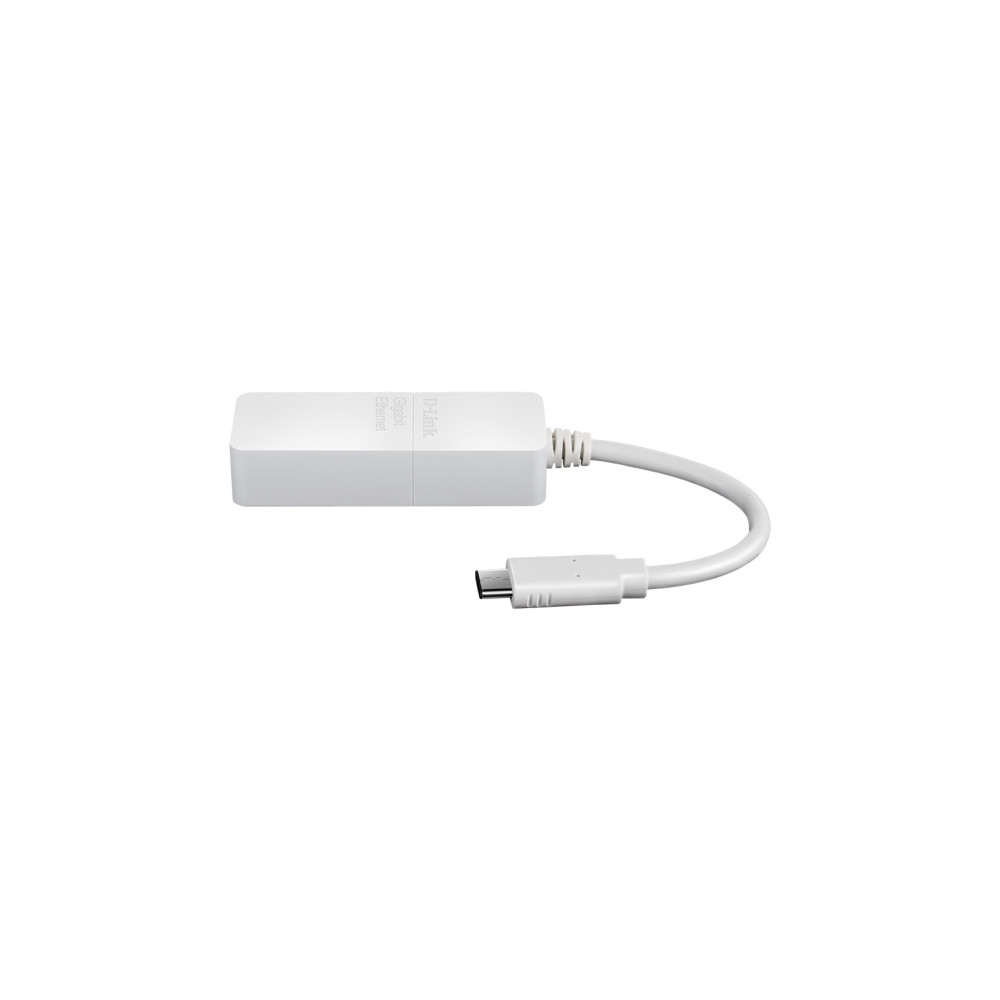 Produktbild för D-Link DUB-E130 - nätverksadapter - USB-C - Gigabit Ethernet x 1