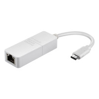 Produktbild för D-Link DUB-E130 - nätverksadapter - USB-C - Gigabit Ethernet x 1